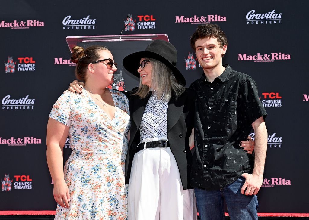 diane keaton kids dexter duke red carpet