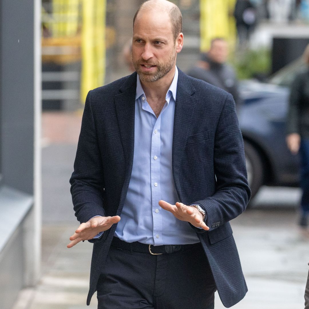 Prince William switches on 'protective dad mode' in unseen footage