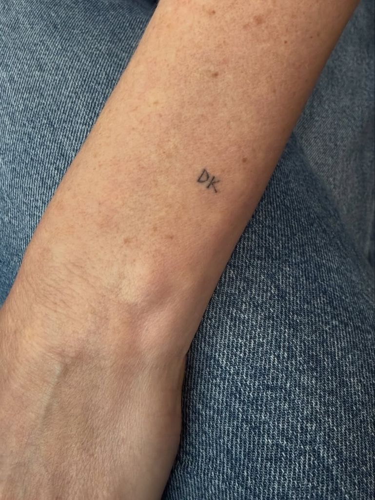 sarah paulson diane keaton tribute tattoo