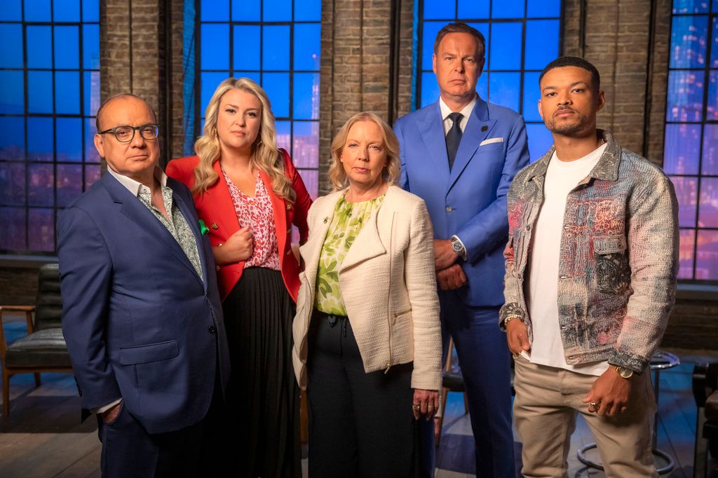 Dragons' Den panel Sara Davies, Deborah Meaden, Peter Jones, Steven Bartlett
