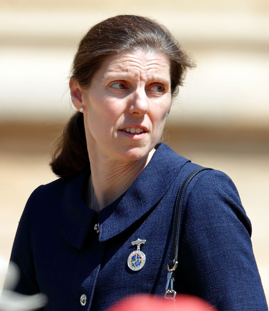 Maria Teresa Turrion Borrallo in a blue uniform