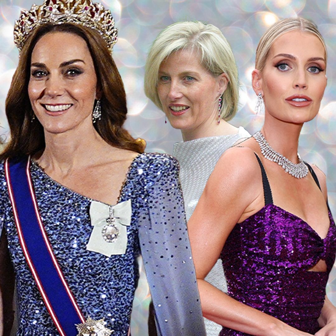 ​The ultimate royal guide to wearing sequins: Kate, Sophie & more sparkly party outfits