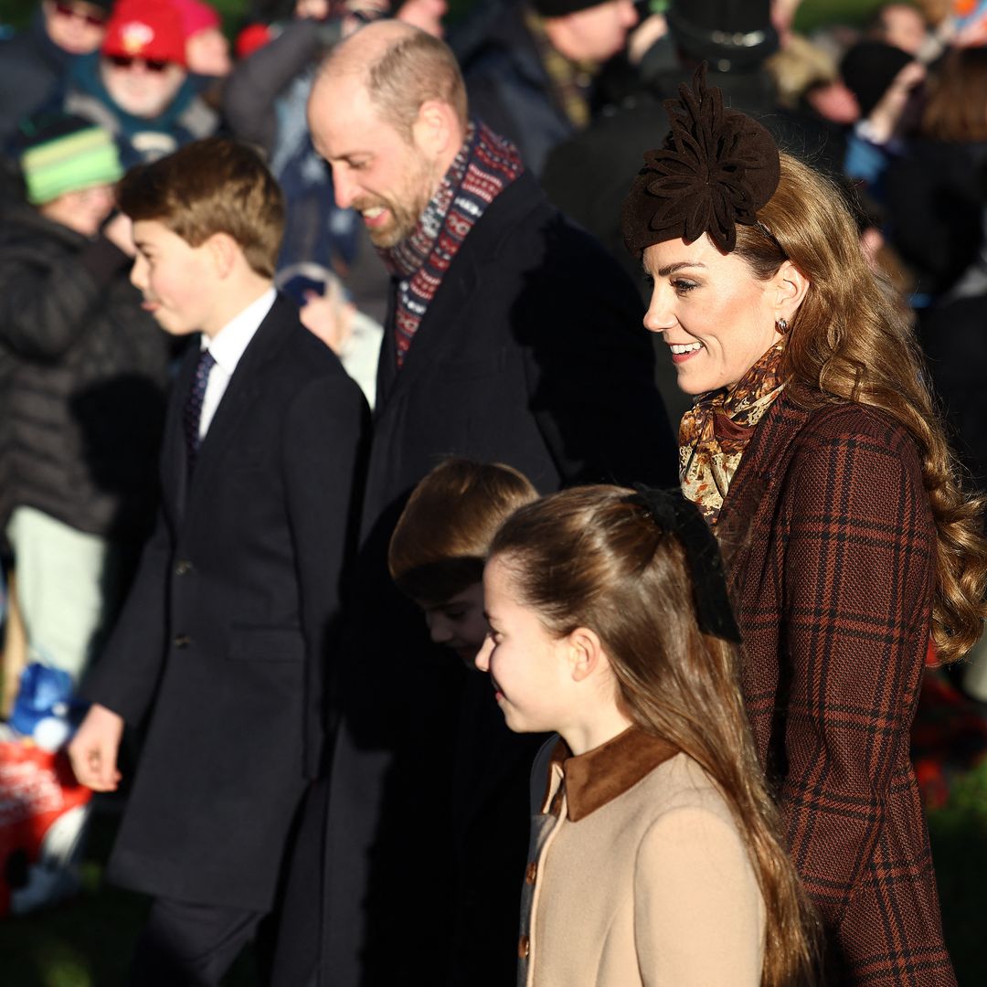 ​Prince George, Princess Charlotte and Prince Louis are the stars of the Christmas Day walkabout